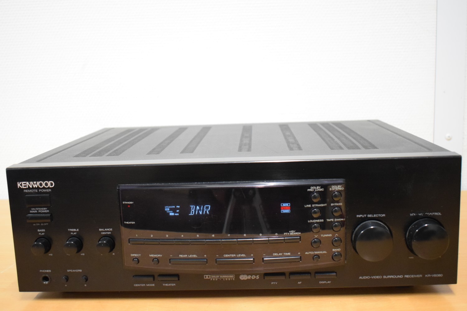 Kenwood KR-V6080 Stereo Receiver  			